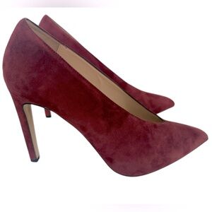 M. Gemi The ALTO heels, pump crafted in dark red wine/burgundy suede. EU 38 1/2